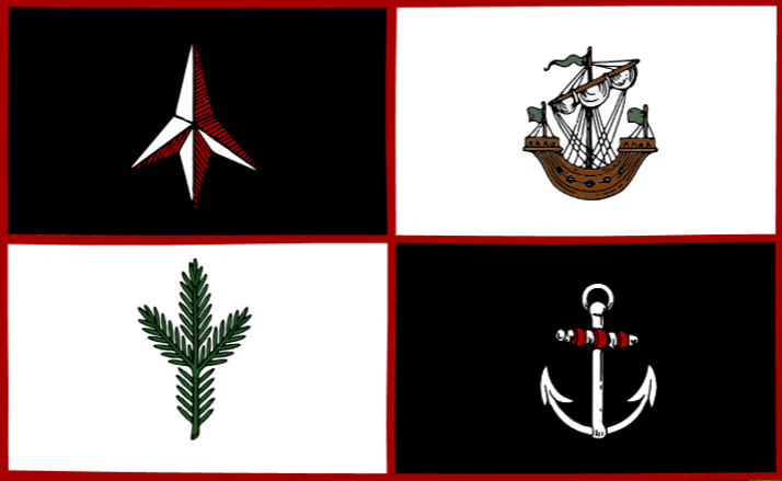 Bandera de Inland Pirate Kingdom